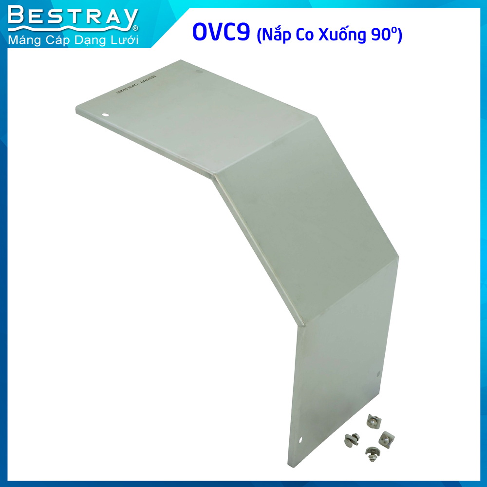 Nắp Co Xuống 90 Độ | Máng Lưới Bestray| Mã SP OVC9