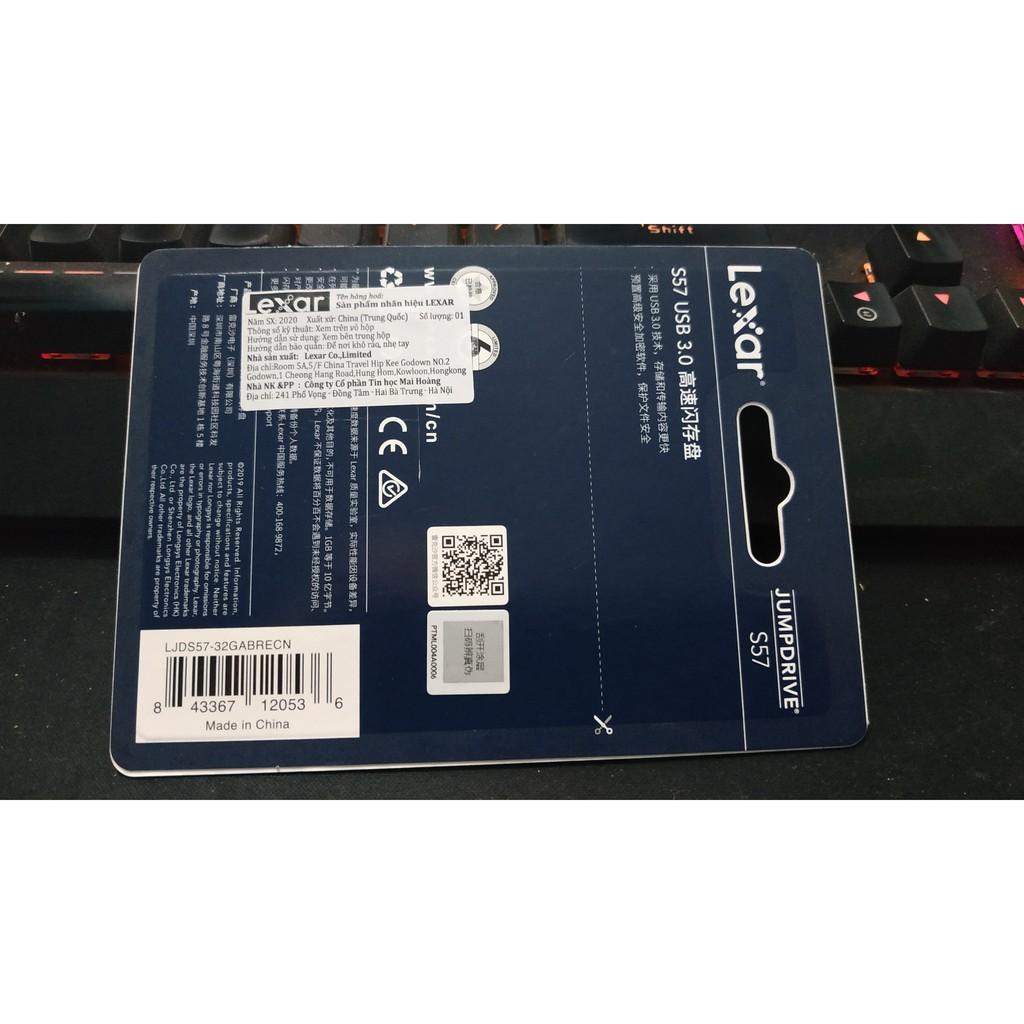 USB Lexar 32G chuẩn 3.0 - Hàng Chính Hãng