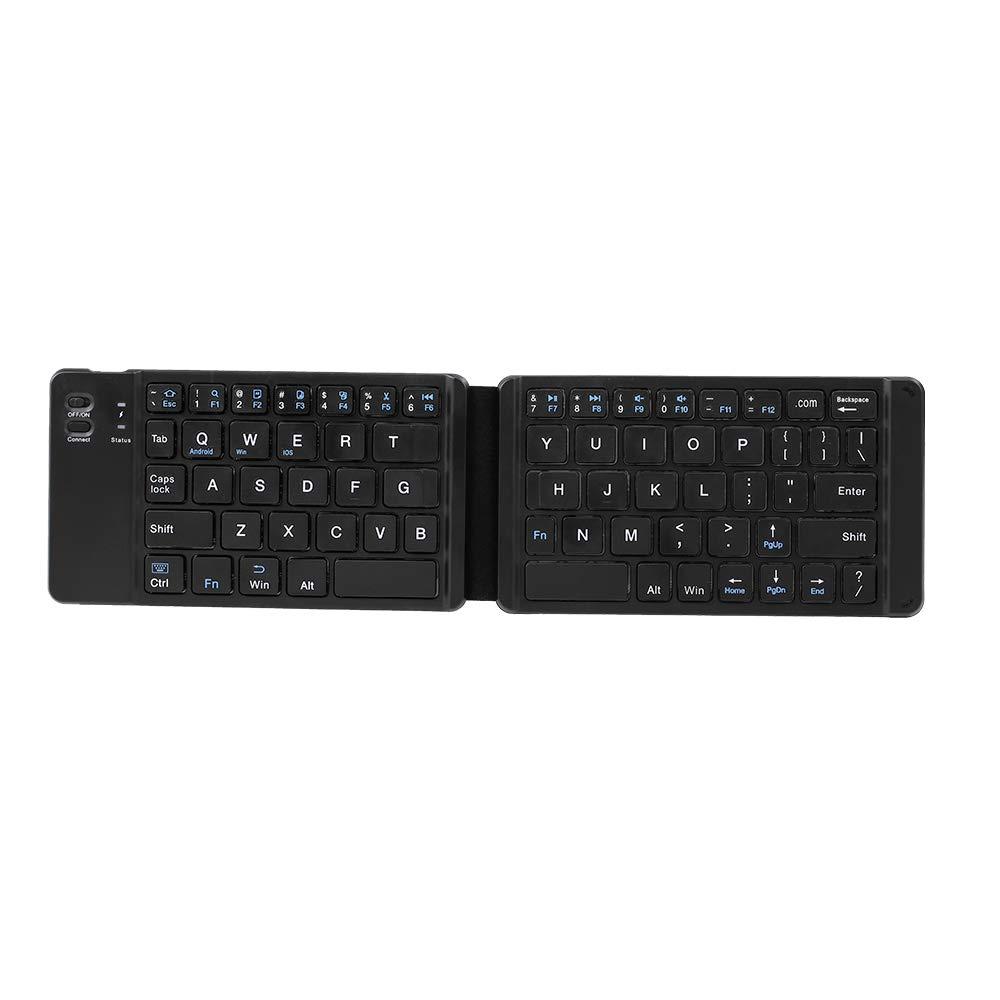 Folding Pocket-size BT Keyboard Scissor Switch Keyboard Compatible with iOS/Android/Windows Laptops Tablets Cellphones