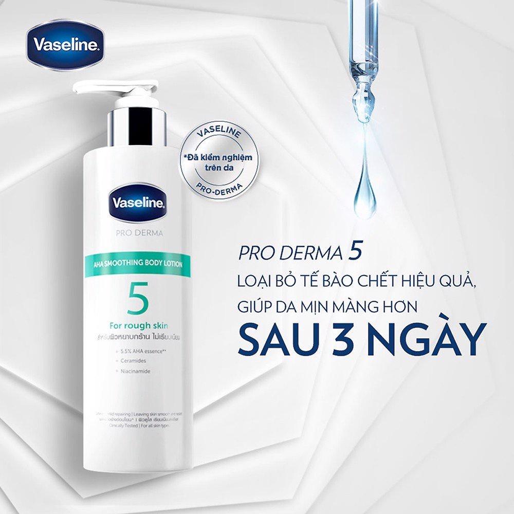 Sữa Dưỡng Thể Cấp Ẩm, Dưỡng Da Sáng Mịn Vaseline Pro Derma 250ml