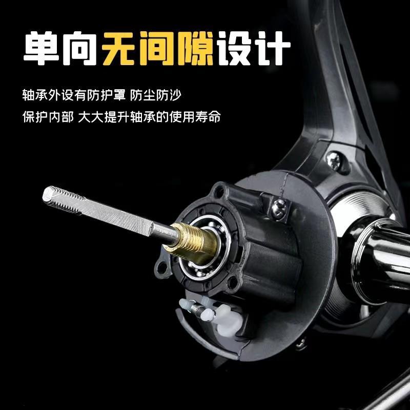 [Tay quay inox] Máy Câu Cá Săn Hàng Deukio AD PRO full kim loại - Sanami Fishing