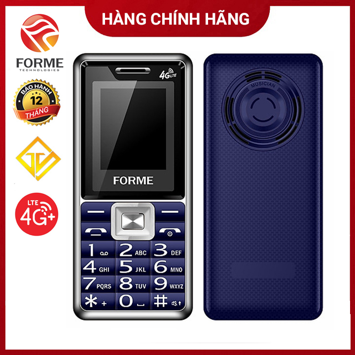 Điện Thoại Forme D111 4G, Loa lớn - Hàng Chính Hãng