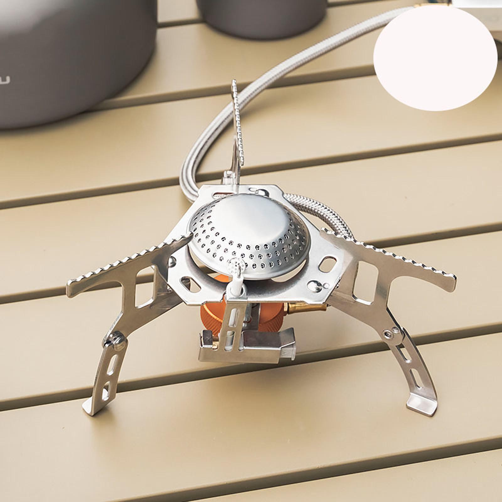 Portable Camping Gas Stove Mini Cooker Gear for Fishing Cooking Camping