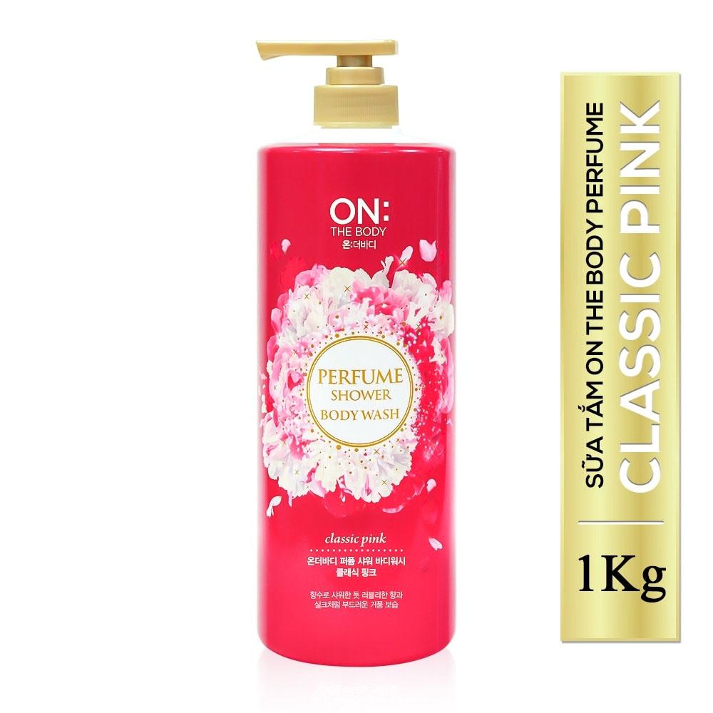 Sữa Tắm On The Body Classic Pink Perfume Shower Body Wash 1Kg