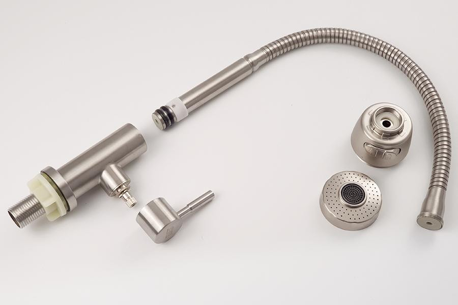 Vòi rửa chén lạnh Inox SUS 304, cần lò xo Eurolife EL-RC09