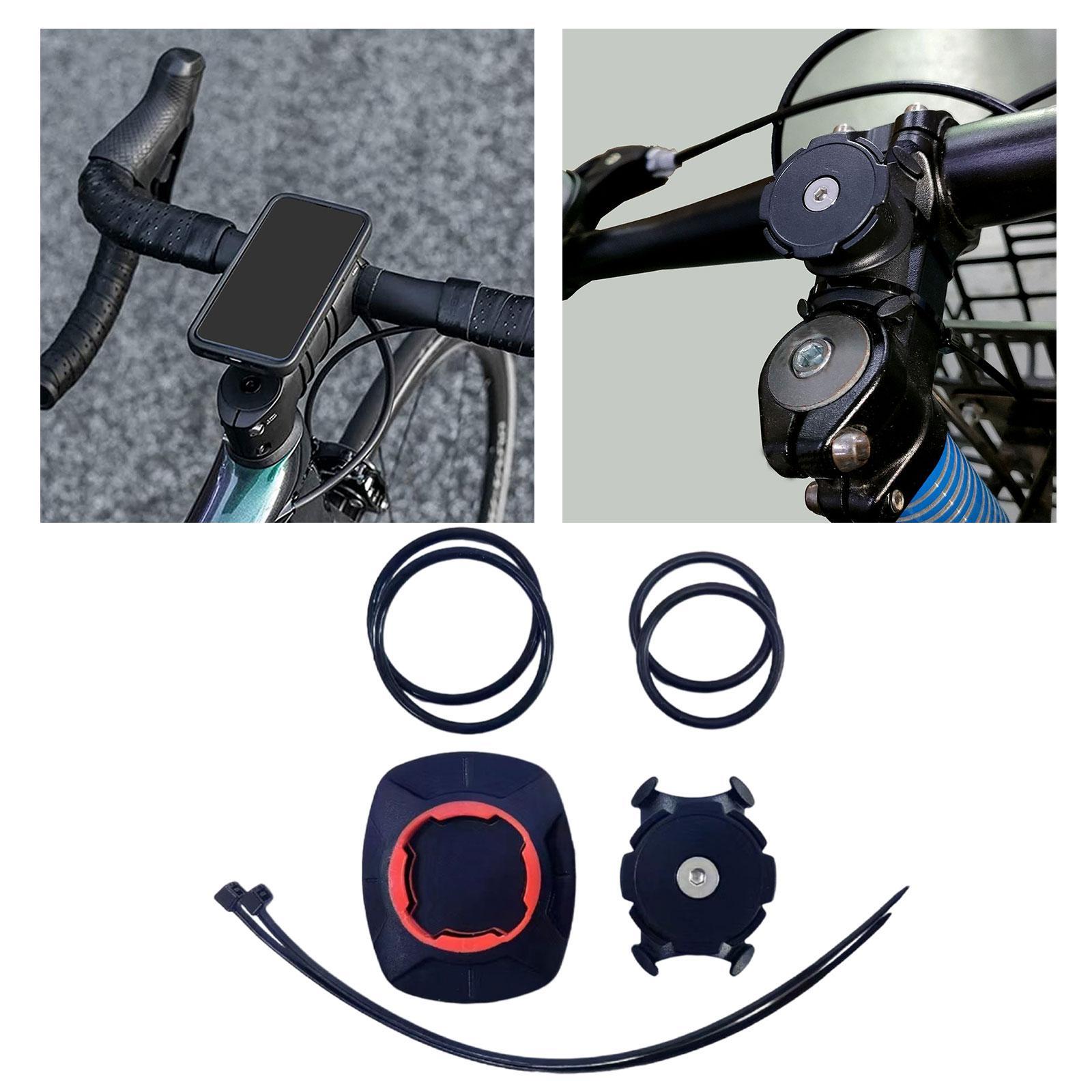 Bike Phone Mount Holder , Handlebar ,Stem Phone Holder Adapter Stable ,Easy Install, Support Motorcycle Handlebar Mount