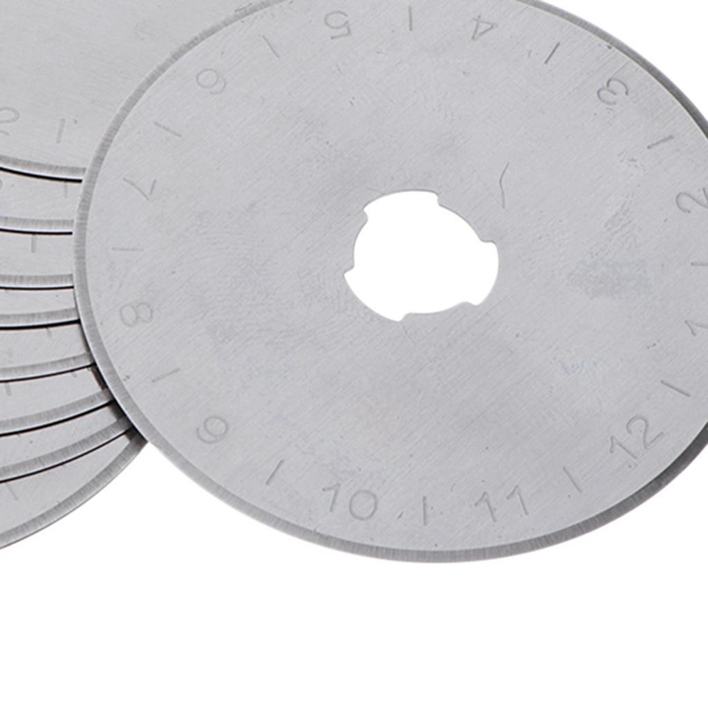 Rotary 10x 45mm Rotary Cutting Refill Blade Straight Edge