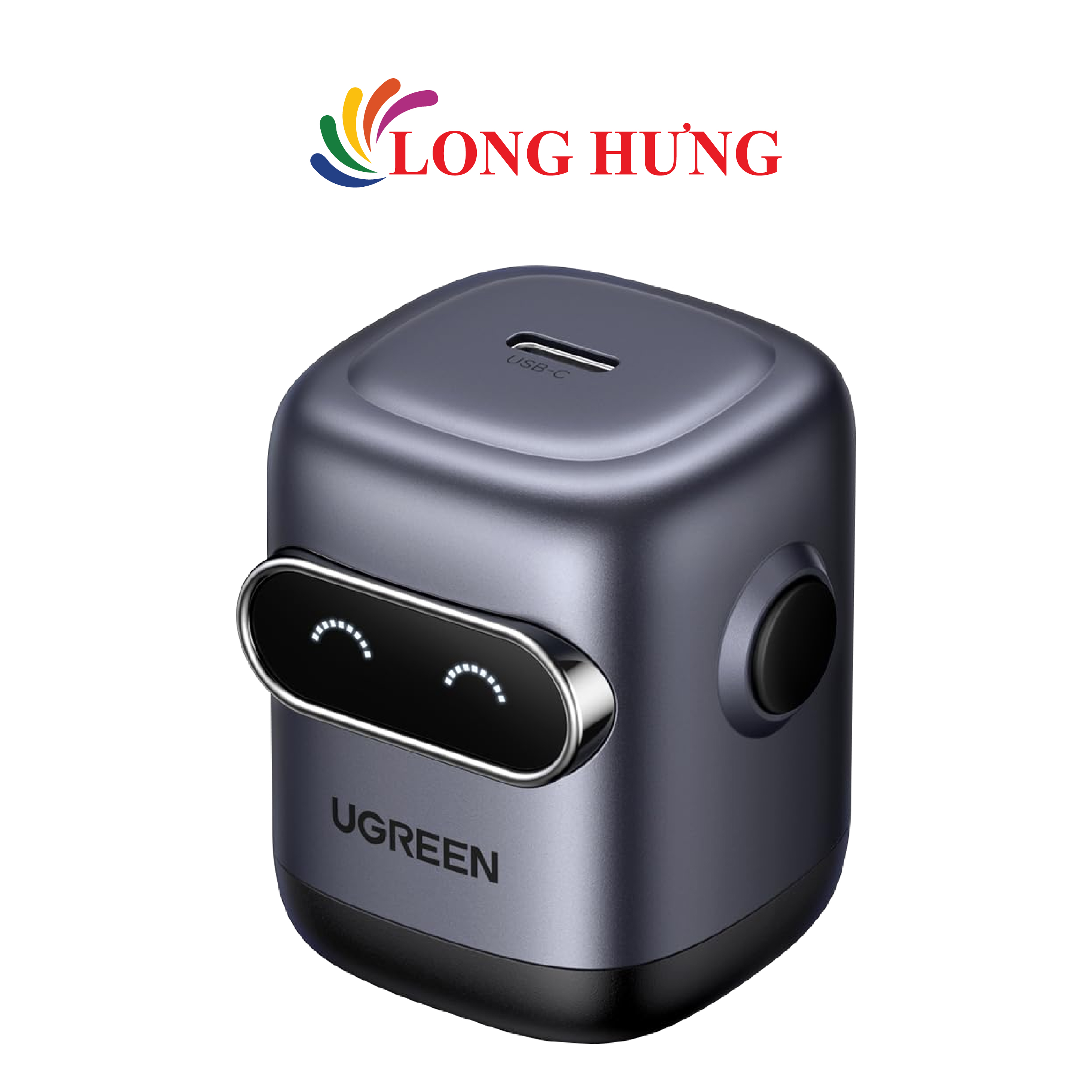 Cốc sạc Ugreen Uno RG GaN 1C Robot Fast Charger 30W X622 - Hàng chính hãng