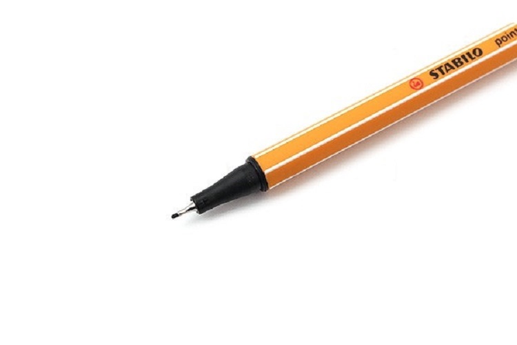 Bút kim màu Stabilo Point 88 - 0.4mm - Xám đậm (88/97)