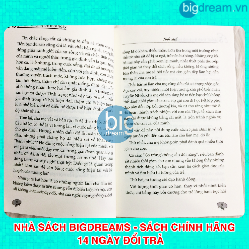 5 Phút Khích Lệ Trẻ Mỗi Ngày - Nuôi dạy con không đòn roi - Giáo dục sớm giúp trẻ tự tin tự lập