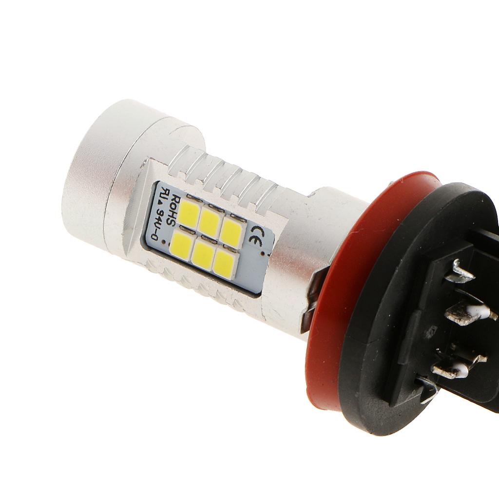 White - DC 12V Fog Light Headlight LED Lamp Bulb 21SMD LED