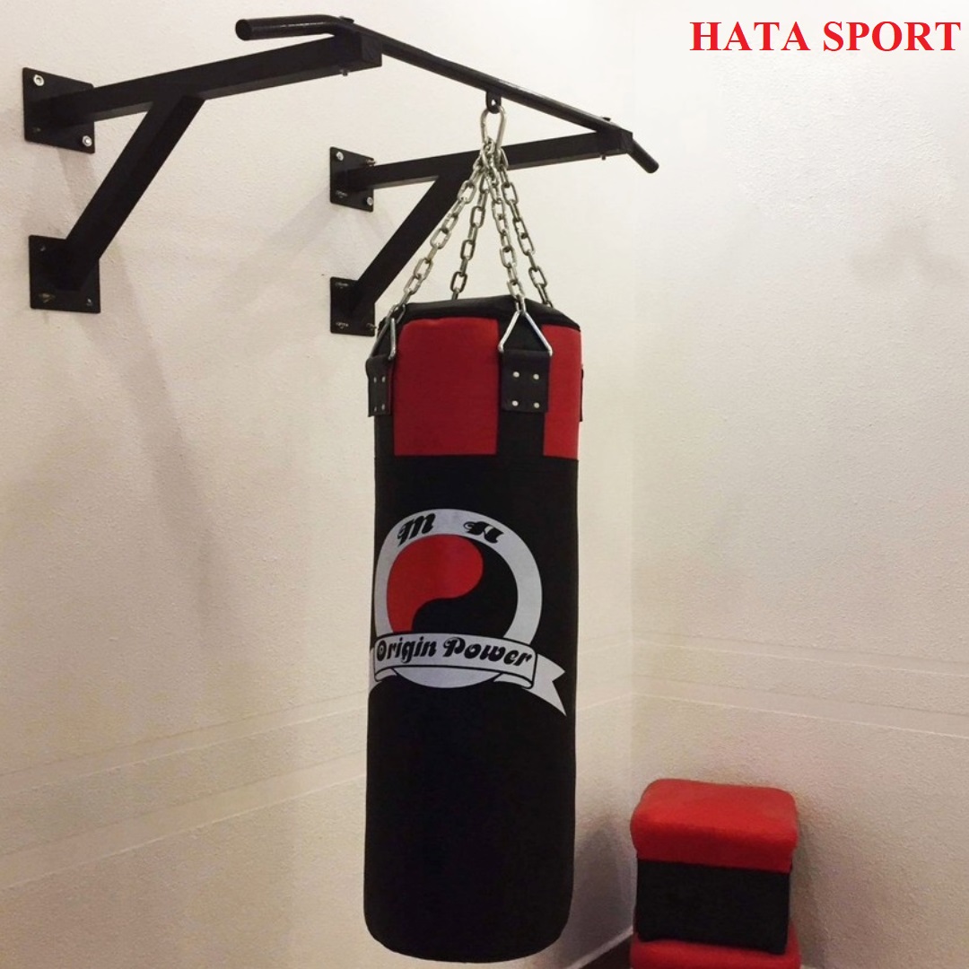 Bao cát đấm bốc boxing vỏ thuật 1m dây xích đã nhồi hoàn thiện cao cấp HATA SPORT