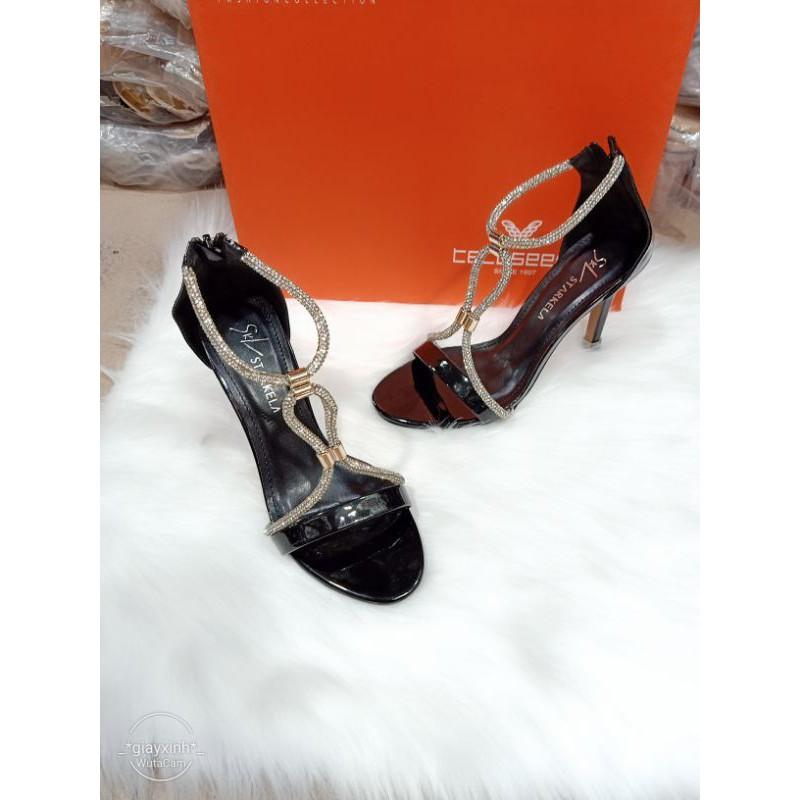 Sandal cao gót dây đá có video và ảnh thật
