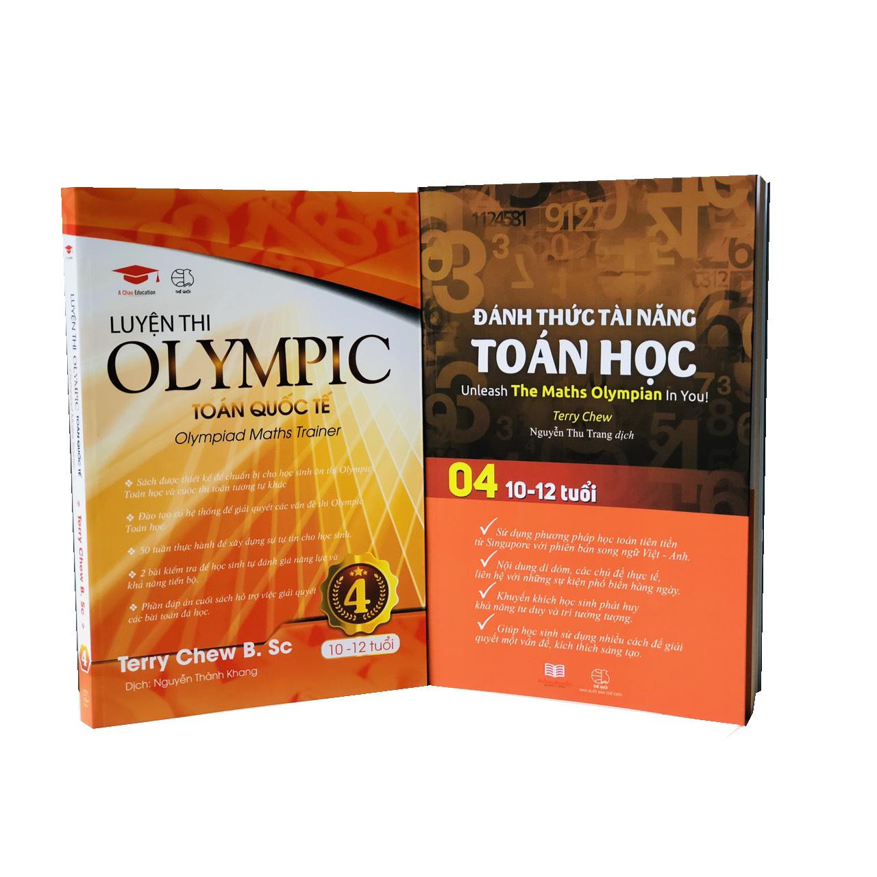 Toán Singapore: Đánh Thức Tài Năng Toán Học 4 và Luyện thi Olympic Toán quốc tế 4 - Toán Lớp 4, lớp 5 &amp; lớp 6 (Song ngữ Anh - Việt )