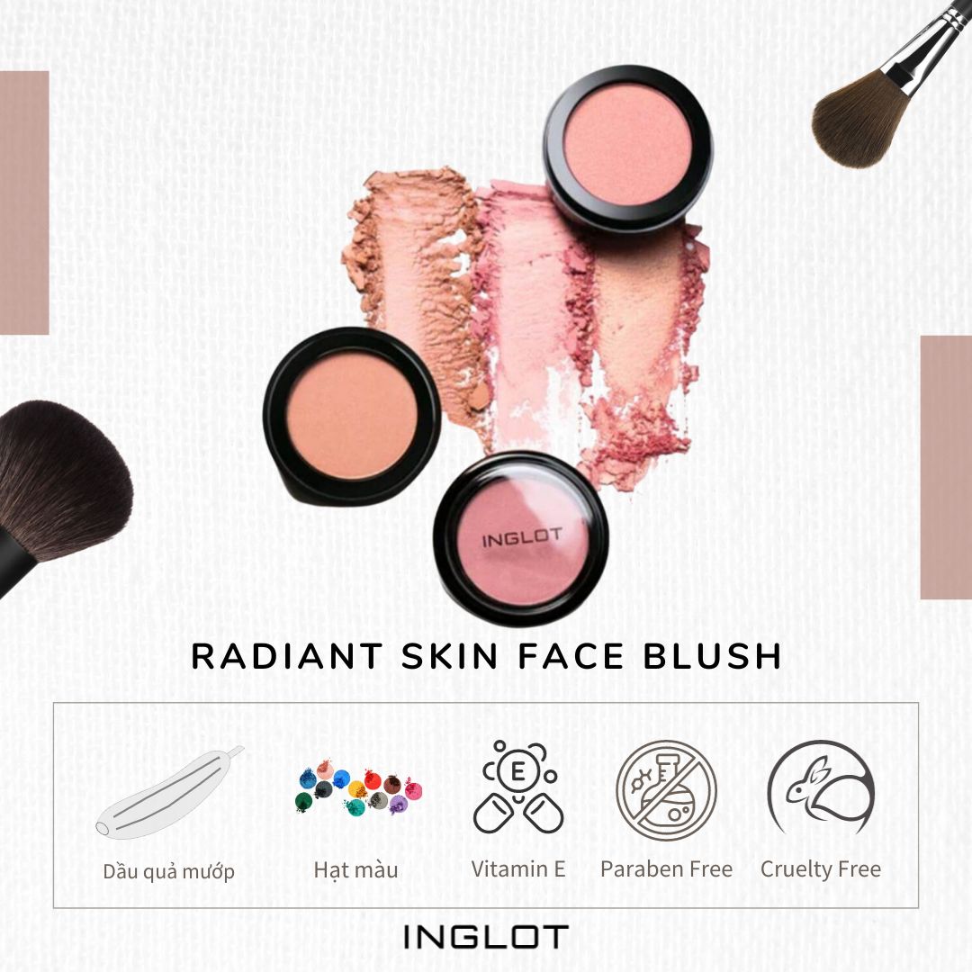 Phấn má hồng hộp tròn Face Blush (2.5g) INGLOT