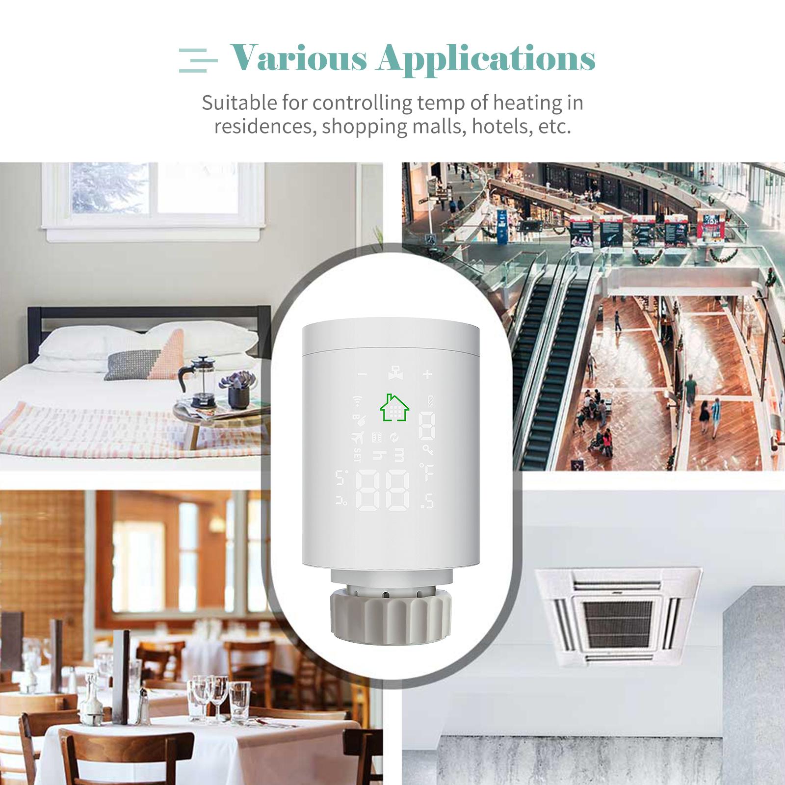 Bộ Điều Khiển Nhiệt Độ Wifi App Điều Khiển Từ Xa Màn Hình Cảm Ứng Có Đèn Nền
