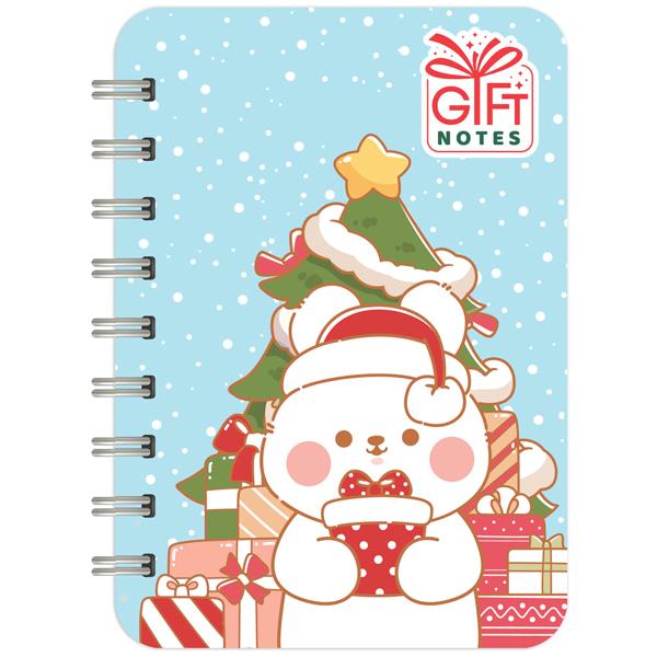 Sổ Lò Xo Moochi Christmas A7 - Kẻ Ngang - 160 Trang 70gsm - The Sun 04