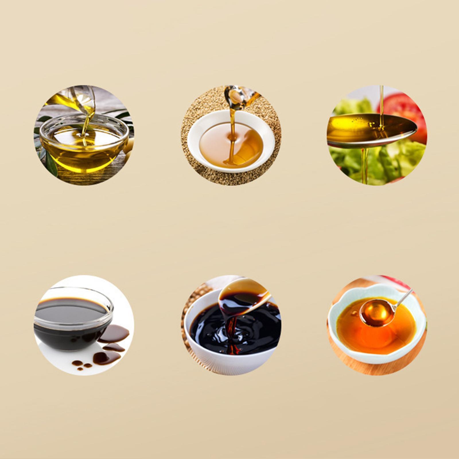 Oil Bottle Soy Sauce Jar Seasoning Oil Dispenser Empty for Home Outdoor BBQ