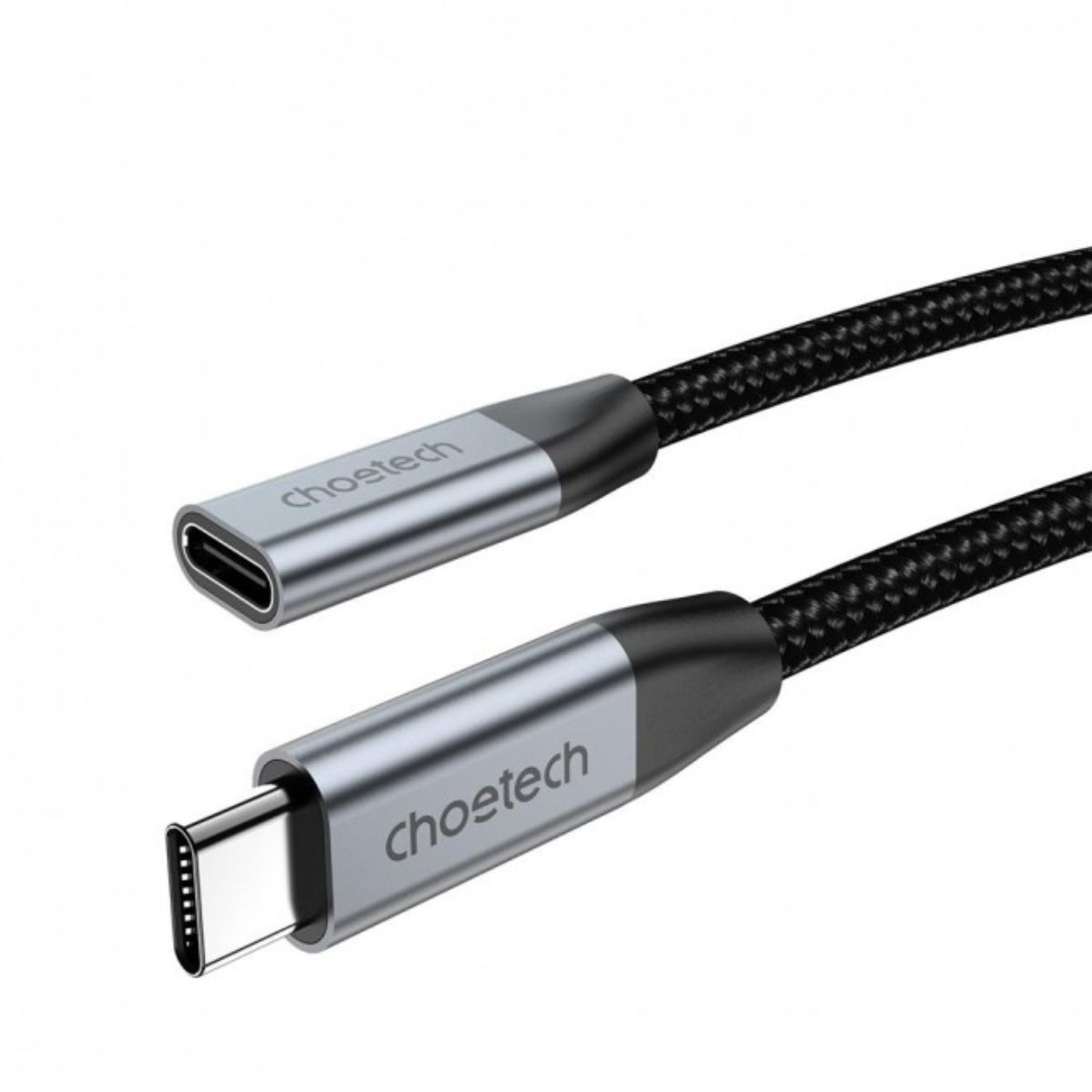 Cáp sạc nhanh nối dài Type-C 100W Choetech XCC-1039 hỗ trợ truyền tải dữ liệu 4K@60Hz (Hàng chính hãng)