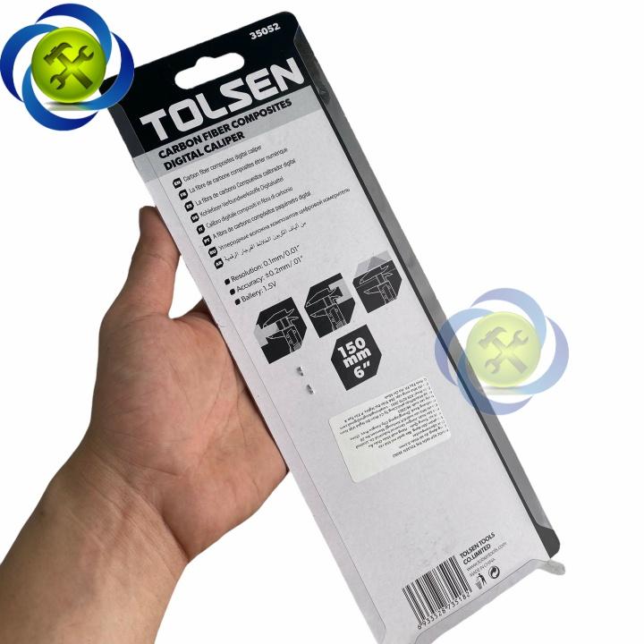 Thước kẹp điện tử Tolsen 35052 kích thước 150mm vỏ nhựa