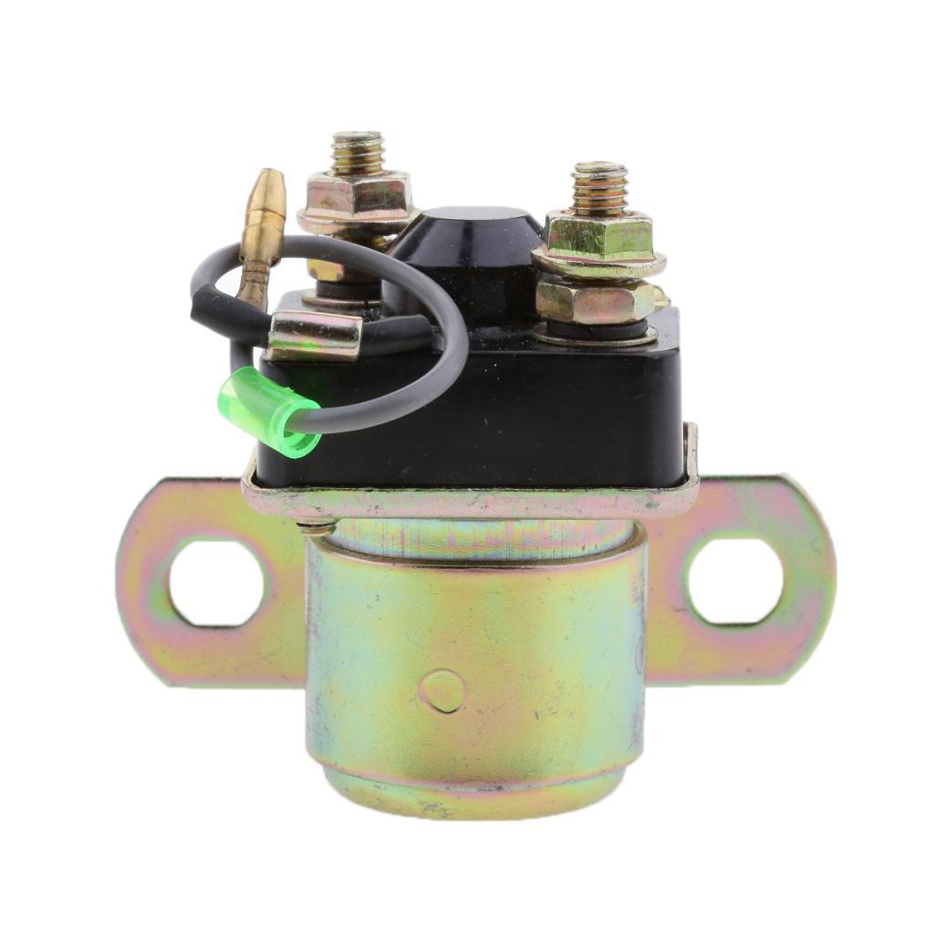 Black Motorcycle Starter   Solenoid for for Suzuki TC185  GT550