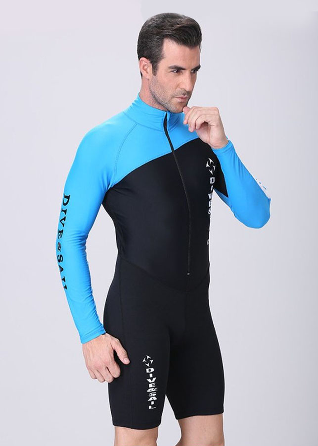 Đồ Bơi Nam Một Mảnh Tay Dài Chống Tia UV Rashguard