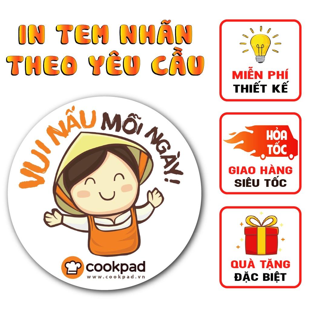 In tem nhãn giấy, sticker, decan trong, decal nhựa chống nước thiết kế theo yêu cầu