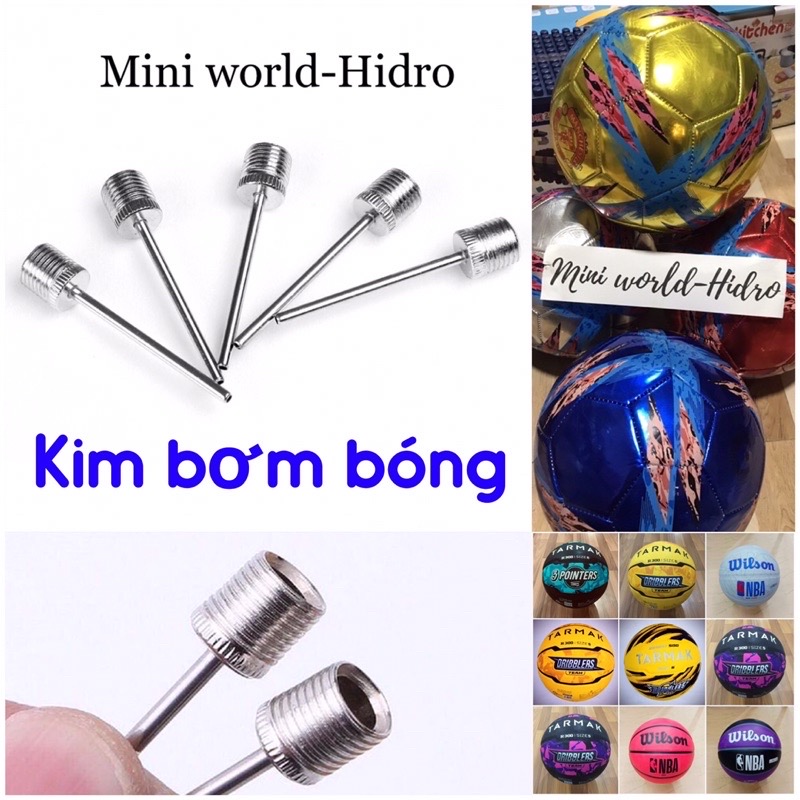 ￼Kim Bơm Bóng Đá, Kim Bơm Bóng Chuyền, Kim Bơm Bóng Rổ... tiêu chuẩn đầu thép hợp kim