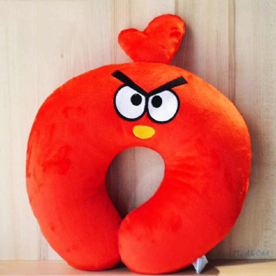 Gối chữ u quàng cổ hình chú chim angry bird