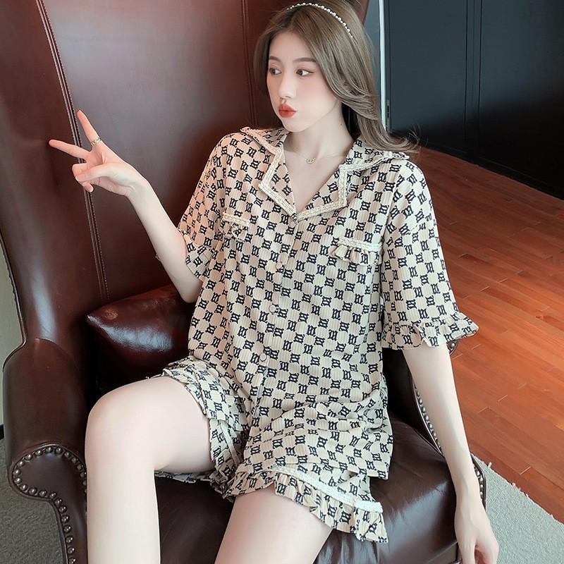 Pijama, Bộ Ngủ Nữ Đồ Mặc Nhà Set Cộc CCCP05