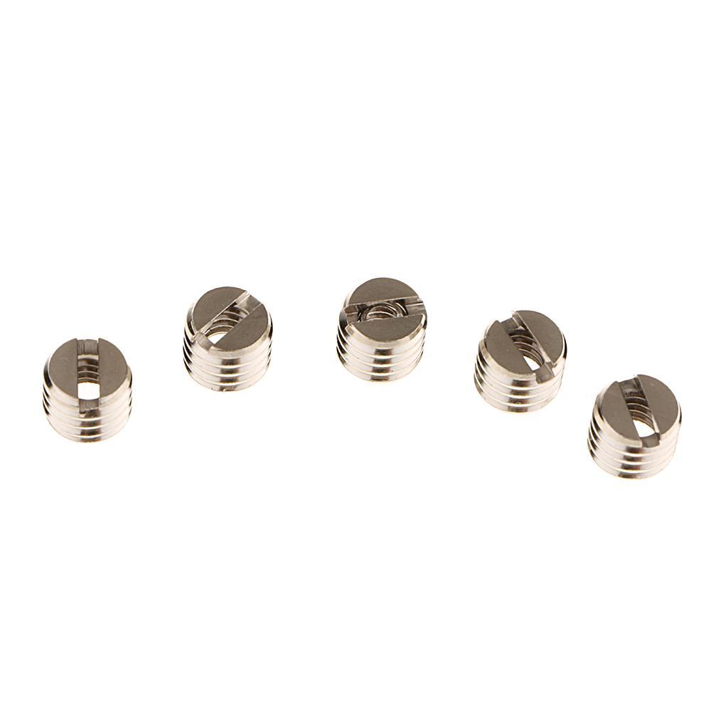 5x 1/4" to 3/8" Convert Screw Thread Adapter Tripod Mounting Monopod Camera