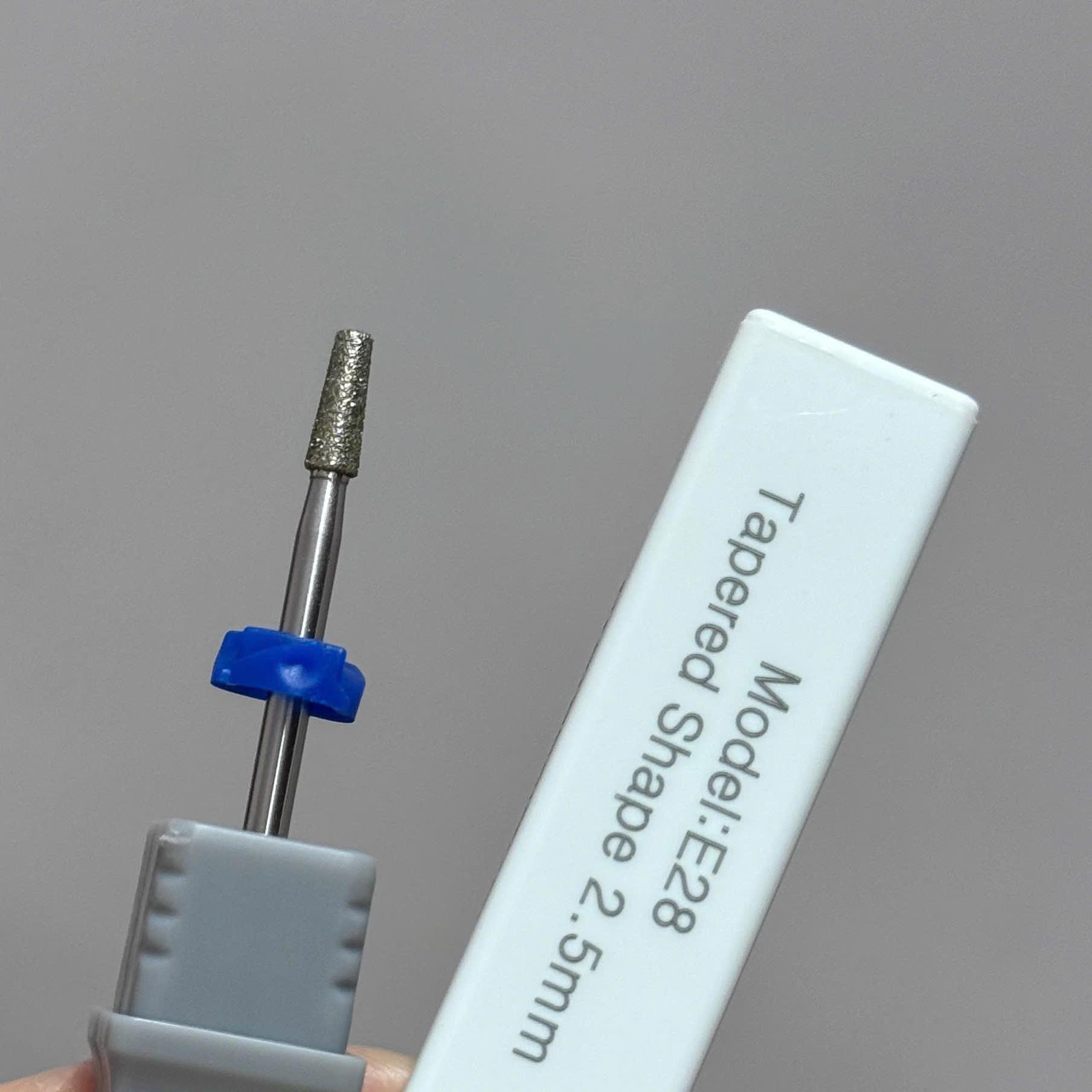 Đầu Mài Khóe Da Titan Nhám Bản Mới E28 Cao Cấp Đầu Thuôn Nhọn 2.5mm Mài Mịn Móng Siêu Êm Làm Nail, Không Bị Tưng, Giật Nóng