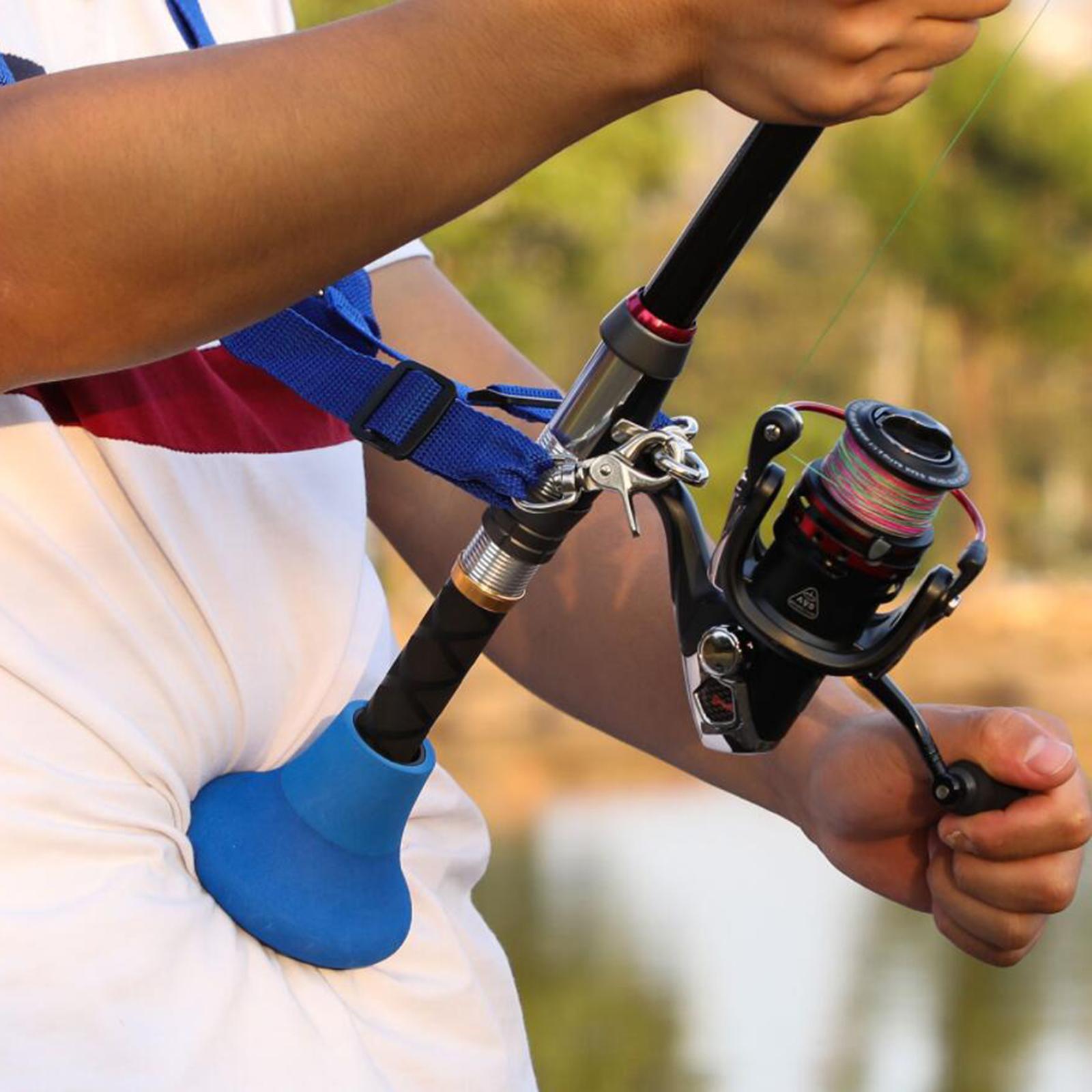 Fishing Rod Support Gimbal Non-slip Stand Up Belly Pole Holder Bracket