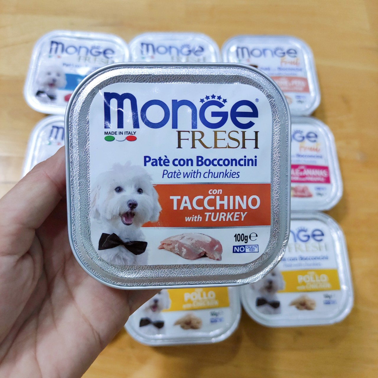 Pate Cho Chó Monge Nhiều Vị Thơm Ngon, Pate Monge Hãng Monge Ý 100g