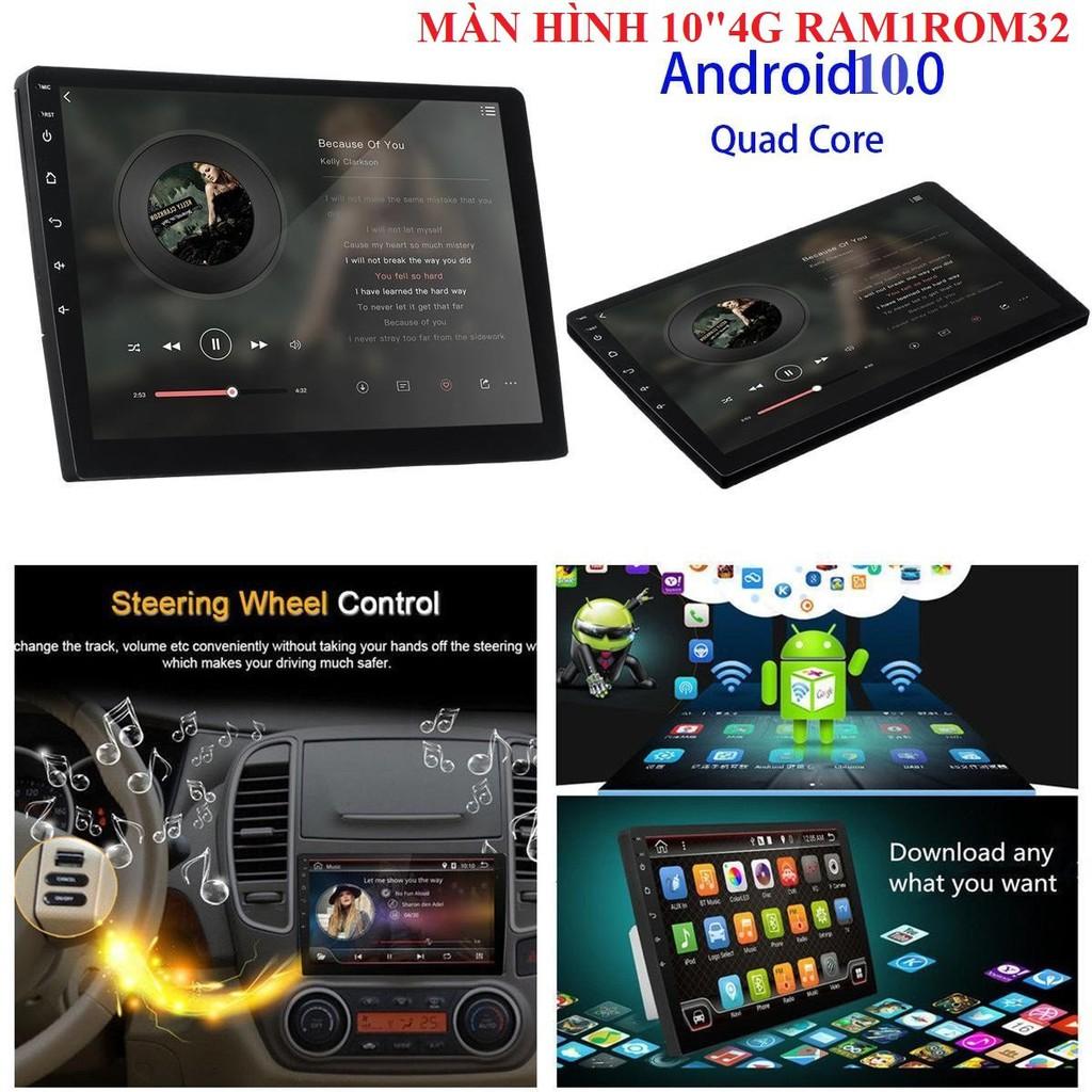 COMBO Màn hình DVD cho xe ô tô VIOS 2014 – 2017,màn android đa chức năng cho xe KÈM MẶT DƯỠNG và full chọn bộ giắc zin