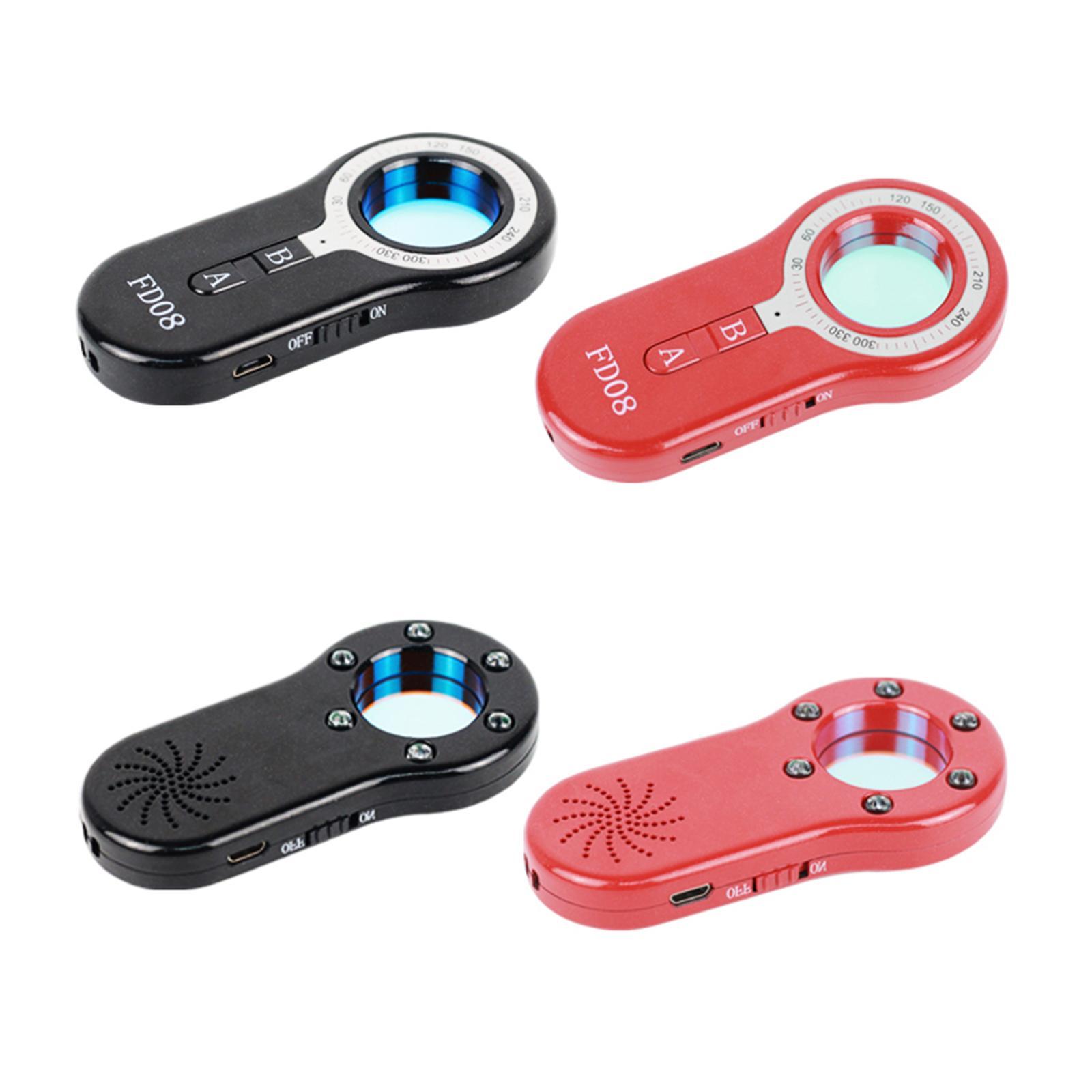 FD08 Wireless Detector Camera, Multifunctional Portable Mini Infrared IR Scanner, for Bathroom Travel Protection Vibration Alarm Personal Alarm