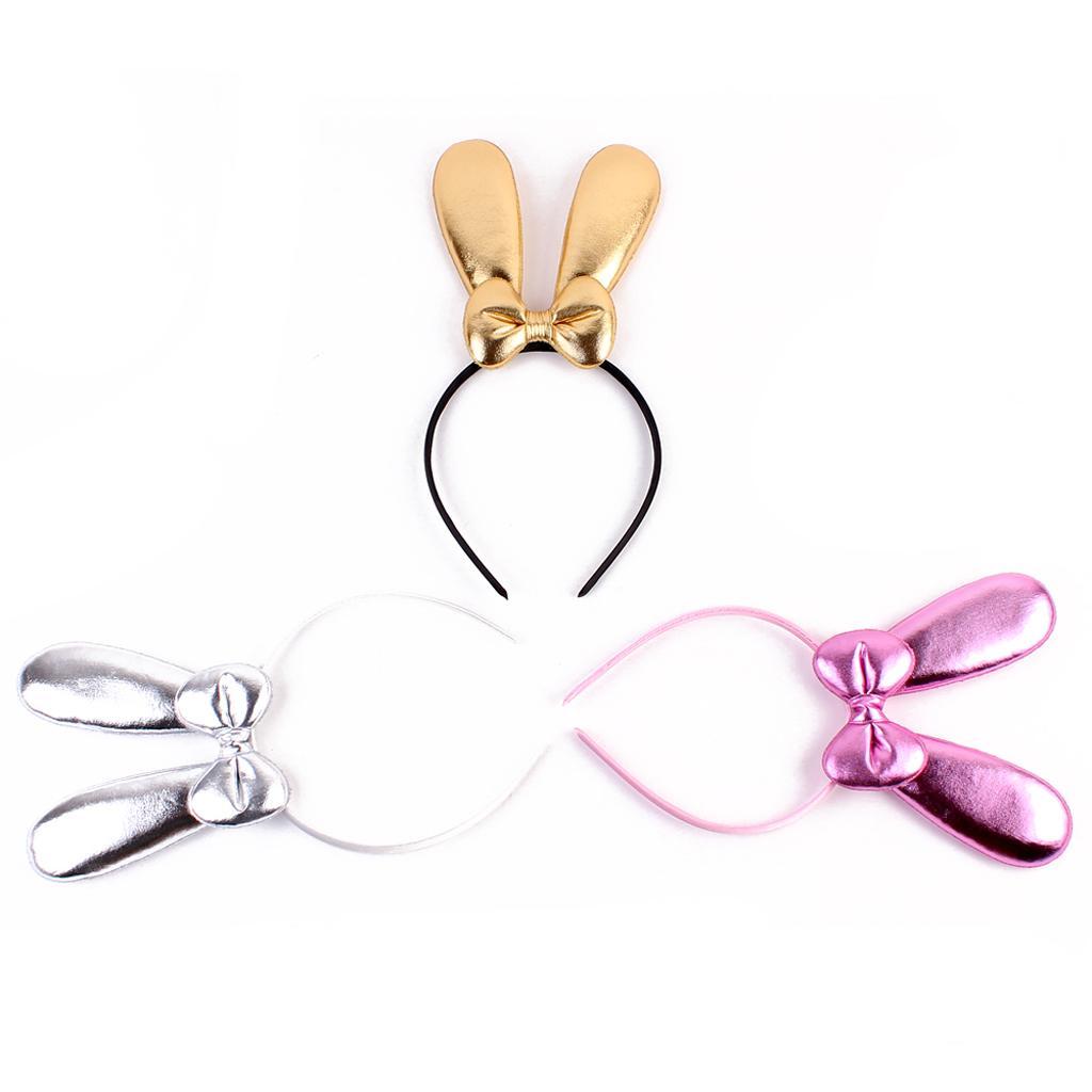 Headband Rabbit Ears Flower Costume Hair Band Hoop Accessories
