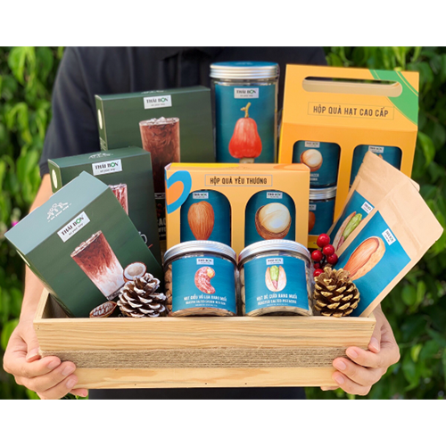 Cacao cà phê hộp 120g - Bột Cacao Thái Bon