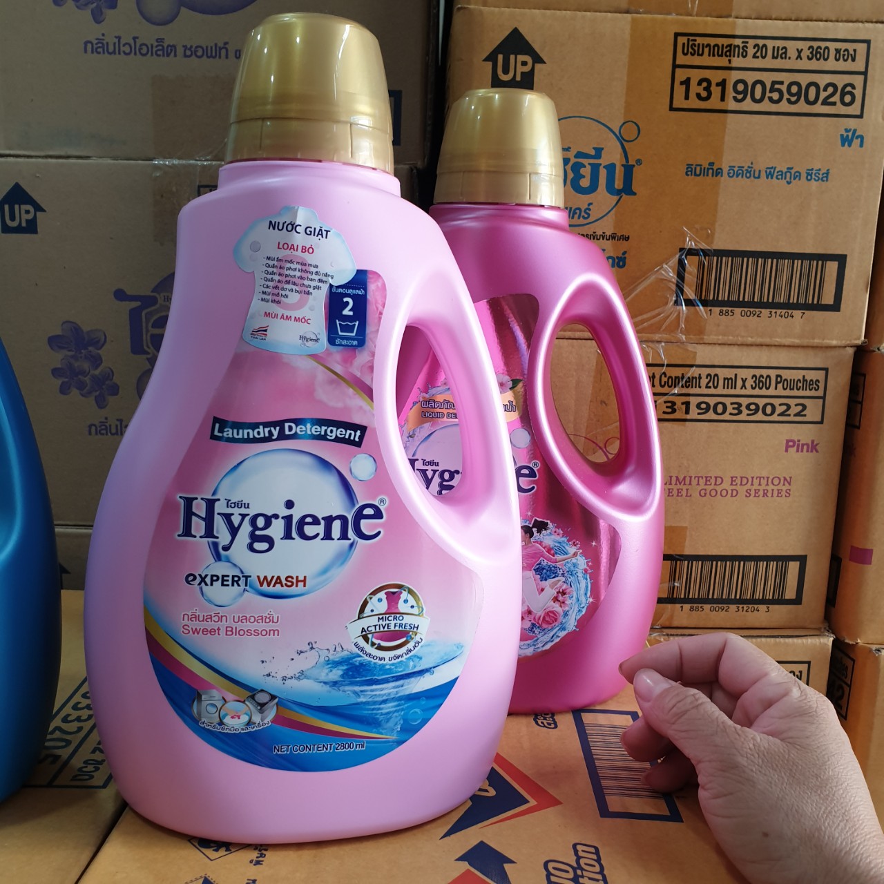 Nước Giặt Xả Quần Áo Hygiene Thái Lan 2800ml - Nước giặt quần áo Thái- Chuyên Dùng Máy giặt Cửa Trên