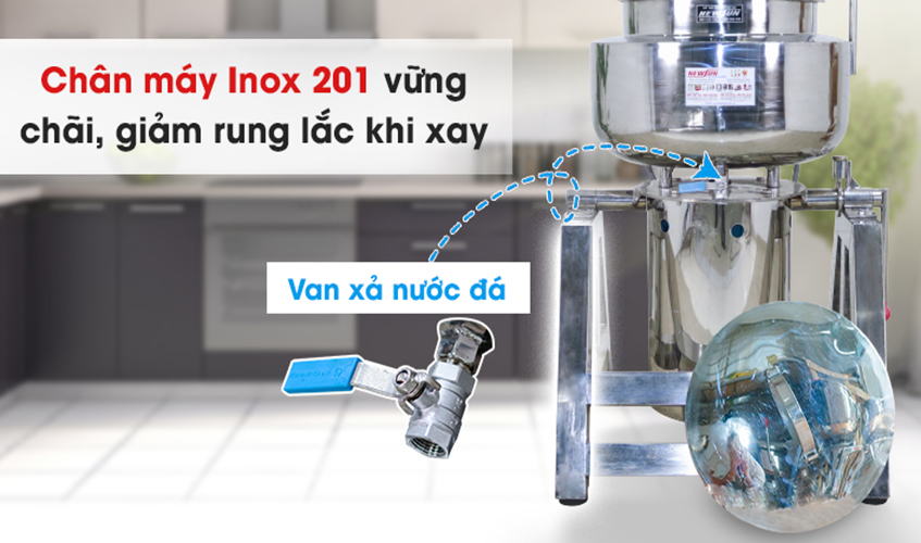 Máy Xay Thịt Làm Giò Chả, Xay Ruốc, Xay Cua, Xay Cá Công Nghiệp NEWSUN 15 Kg/ Mẻ - Hàng Chính Hãng