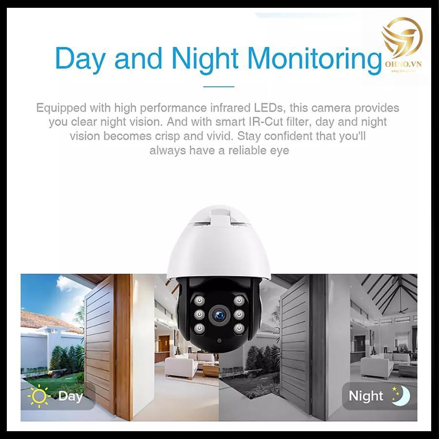 Camera IP Wifi giám sát ngoài trời Carecam 19HS200 2.0 MPX Cảm Biến Hồng Ngoại hàng chính hãng