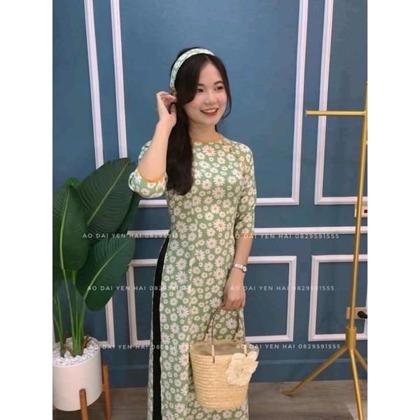Áo dài hoa Cúc