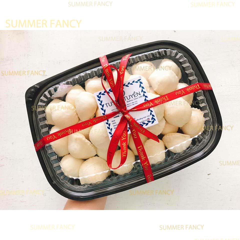 50 Hộp nhựa HT203 có nắp 26cm x 19 cm x 5 cm đậy chữ nhật đế đen