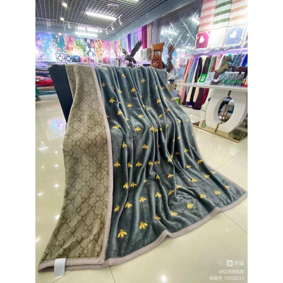 Chăn lông tuyết nhung 2 mặt siêu ĐẸP siêu MỀM MỊN siêu TO Khổng lồ size 2m2x2m3