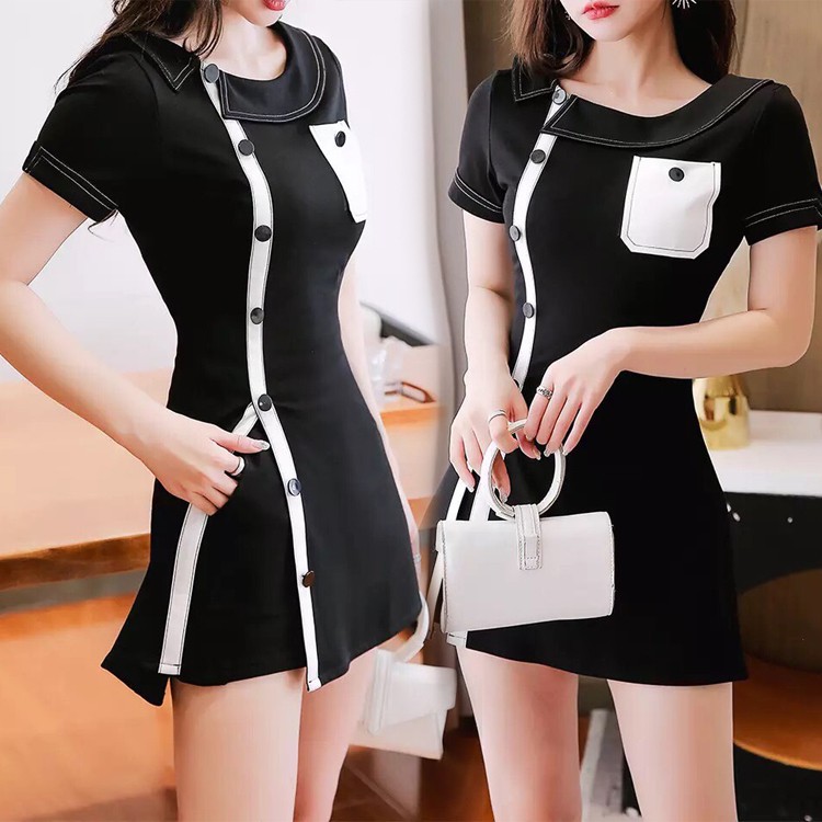 SET QUẦN SHORT ÁO FORM DÀI PHỐI VIỀN TÚI