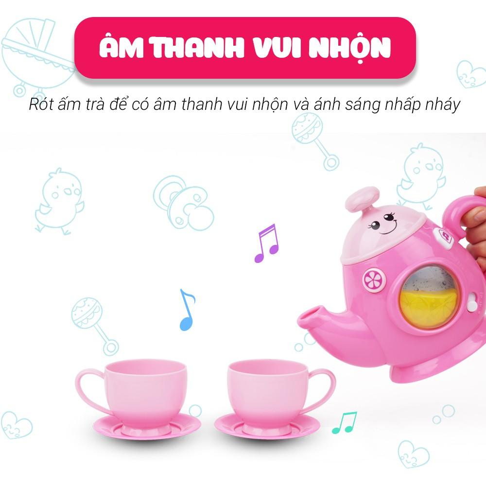 Bộ đồ chơi đồ hàng nhà bếp cho bé - Set trà chiều vui nhộn kèm máy nướng bánh Winfun 3155G