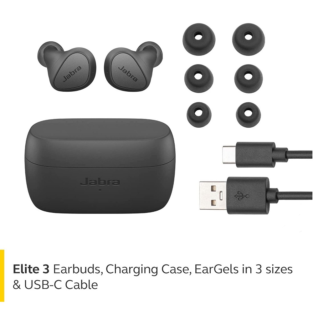 Tai Nghe Bluetooth True Wireless Jabra Elite 3 - Hàng chính hãng