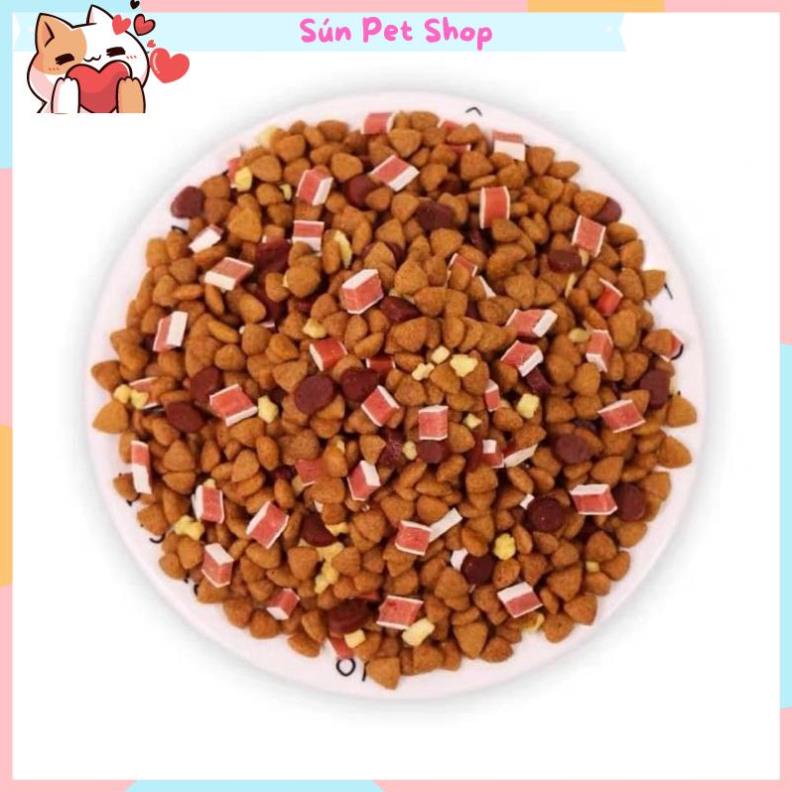 Hạt Captain cho chó - Hạt thức ăn cho cún cưng mix thịt bò, cá hồi và phomai