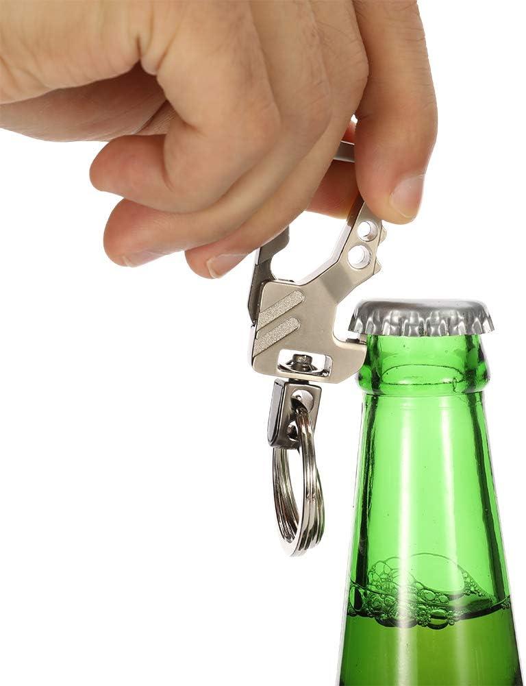 2 Gói Móc Khóa Carabiner Móc Khóa Kim Loại Mini Carabiner Móc Khóa Chìa Khóa Du Lịch Cắm Trại