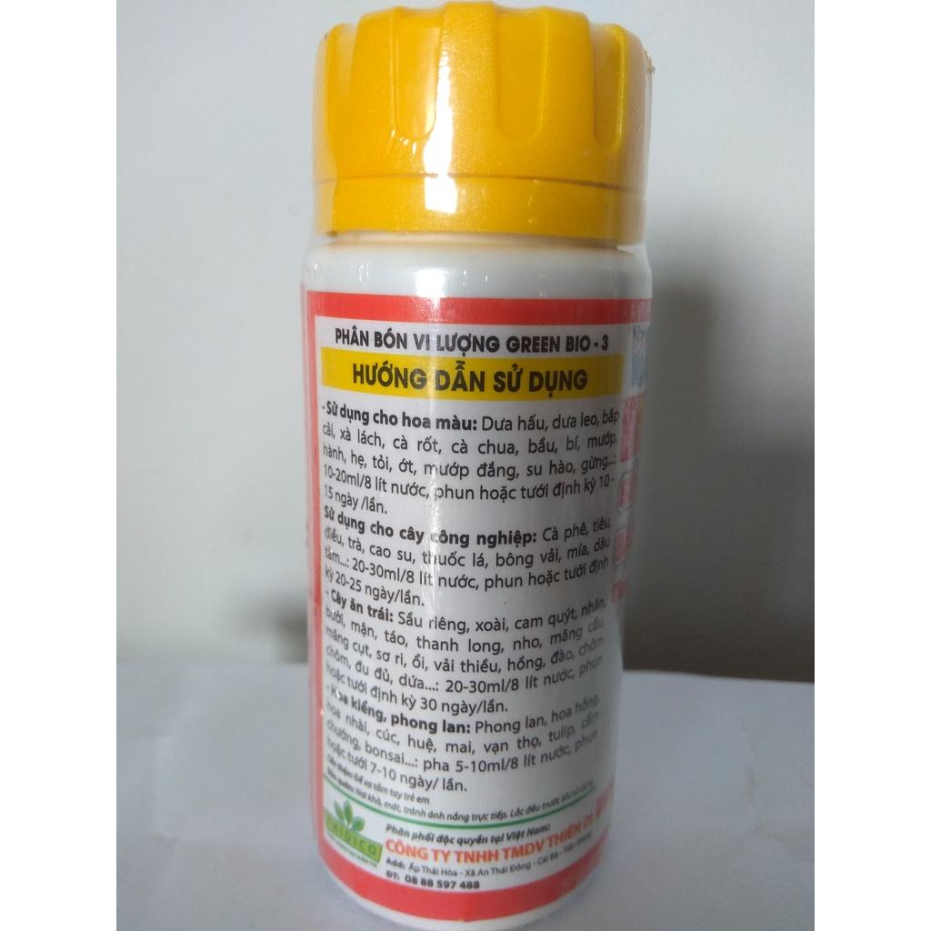 Phân bón vi lượng siêu phóng đọt GREEN BIO TD -90 - Chai 100ml